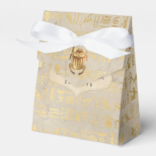 Ballotins Fête sur le thème de l'Égypte en feuille d'or