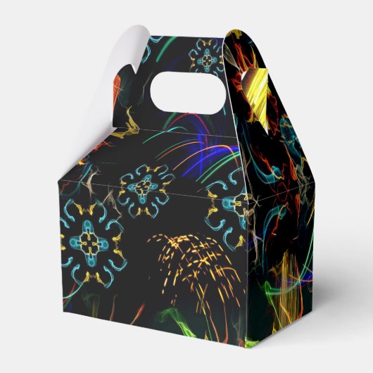 Ballotins Feu d'artifice Folk Art Anniversaire (Arrière)