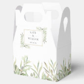 Ballotins Feuillage de mariage élégant (Ouvert)