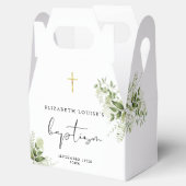 Ballotins Feuillage de verdure rustique élégant baptême (Ouvert)