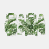 Ballotins Feuillage Tropical Aquarelle Palmier Monogrammé (Déplié)
