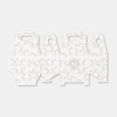 Ballotins Feuille décorative Botanique Beige Monogramme (Déplié)