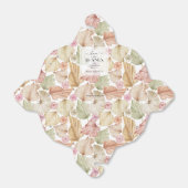 Ballotins Feuilles Boho et Roses  (Déplié)