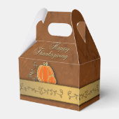 Ballotins Feuilles Citrouilles précieux de Thanksgiving Gold (Arrière)