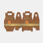 Ballotins Feuilles Citrouilles précieux de Thanksgiving Gold (Déplié)