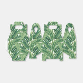 Ballotins Feuilles de bananes tropicales vertes (Déplié)