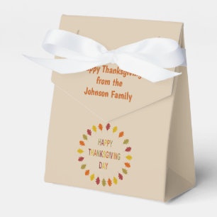 Ballotins Feuilles de chêne Thanksgiving Custom