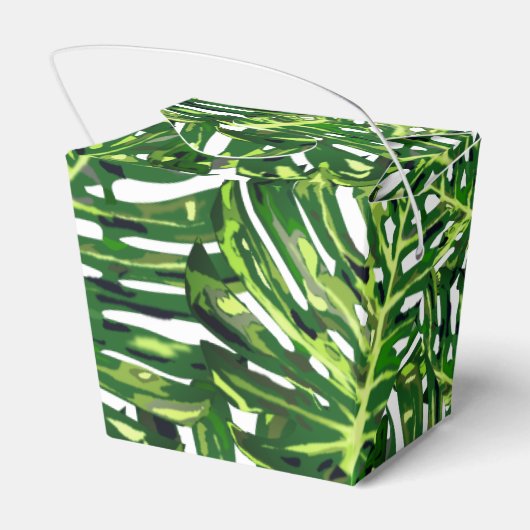 Ballotins Feuilles de Monstera Tropical - (Arrière)