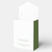 Ballotins Feuilles de verdure Élégant Monogramme Mariage sur (Ouvert)