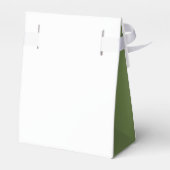 Ballotins Feuilles de verdure Élégant Monogramme Mariage sur (Arrière)