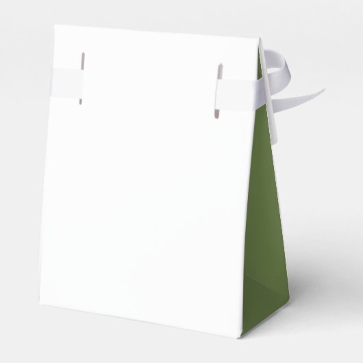 Ballotins Feuilles de verdure Élégant Monogramme Mariage sur (Arrière)