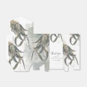 Ballotins Feuilles d'eucalyptus à l'aquarelle Verdure (Déplié)