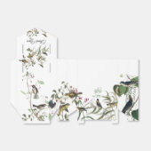 Ballotins Feuilles d'eucalyptus rustiques verdure vintage (Déplié)