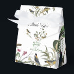 Ballotins Feuilles d'eucalyptus rustiques verdure vintage<br><div class="desc">Un beau modèle de boîte de faveur avec des feuilles d'eucalyptus rustiques,  de la verdure vintage et des oiseaux. Un design élégant idéal pour tout thème de mariage. Les invitations de mariage assorties et autres articles de papeterie sont également disponibles.</div>