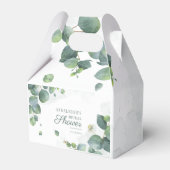 Ballotins Feuilles d'eucalyptus verdure botanique Baby Showe (Verso)