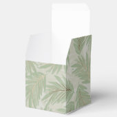 Ballotins Feuilles Tropical Vert et Or sur le Carré Sage (Ouvert)