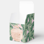 Ballotins Feuilles tropicaux roses et verts | Boisson de noi (Ouvert)