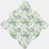 Ballotins Feuilles Vertes Tropicales Aloha (Déplié)