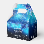 Ballotins Feux d'artifice bleus, Noir, Étincelle, Seize ans, (Arrière)