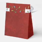 Ballotins Feux de Noël et plaid rouge et vert (Arrière)