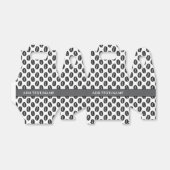 Ballotins Fèves de café Nom personnalisé (Déplié)