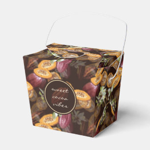 Ballotins Fèves et fleurs de cacao, Motif de chocolat