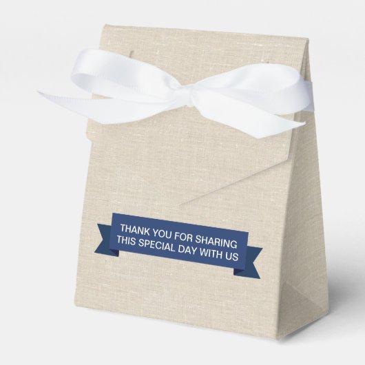 Ballotins Fiançailles Mariage Tandem Bleu foncé (Verso)