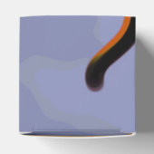 Ballotins Figure avec Feline : bleu Abstrait, orange, B & W (Haut)