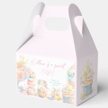 Fille Aquarelle Sweet un premier anniversaire