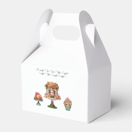 Ballotins Fille avec la citation de gâteau la plus (Verso)
