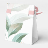 Ballotins Fille baby shower Eléphant Élégant (Arrière)