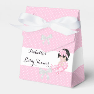 Ballotins Fille Baby shower rose Pois mignon bébé Faveur 2