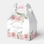 Ballotins Fille bébé en fleurs Baby shower Merci (Verso)