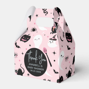 Ballotins Fille de Baby Shower Halloween Rose et Noir