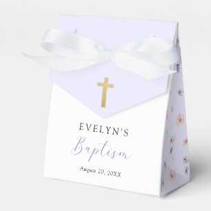 Ballotins Fille de baptême de prairie de fleurs sauvages col