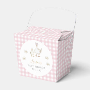 Ballotins Fille de bébé vintage Silly Goose Rose Bow Shower