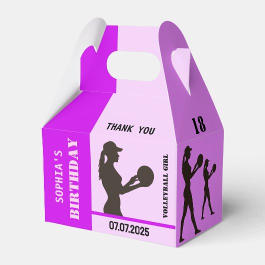 Ballotins Fille de volley-ball, cadeau de joueur de volley-b (Verso)
