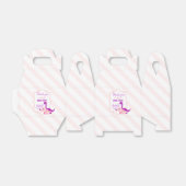 Ballotins Fille Dinosaur Merci rose (Déplié)