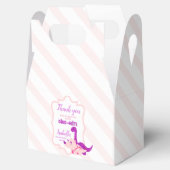 Ballotins Fille Dinosaur Merci rose (Ouvert)