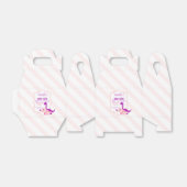 Ballotins Fille Dinosaur rose fête d'anniversaire (Déplié)