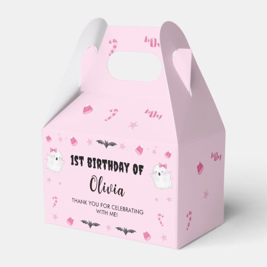 Ballotins Fille éffrayante Halloween fête d'anniversaire (Verso)