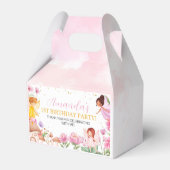 Ballotins Fille Fée Rose Floral Ballotin d'anniversaire (Arrière)