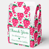 Ballotins Fille fraise 1er anniversaire Merci de fête (Ouvert)