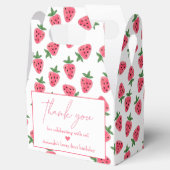 Ballotins Fille fraise Premier anniversaire Merci de fête (Ouvert)