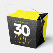 Ballotins Fille moderne brillant Jaune 30 et Flirty (Arrière)