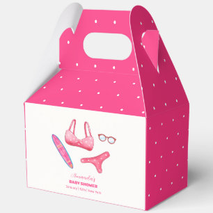 Ballotins Fille Rose Bikini Été Surf Baby Shower Plage