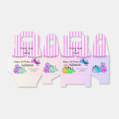 Ballotins Fille Rose Dinosaure Fête des enfants (Déplié)