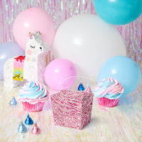 Fille rose et Parties scintillant rousse Zebra