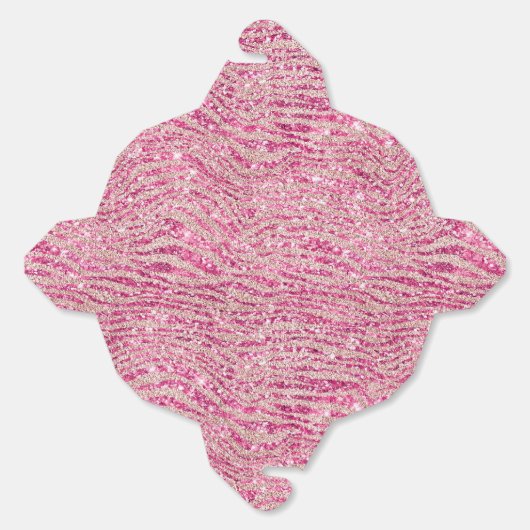 Ballotins Fille rose et Parties scintillant rousse Zebra (Déplié)