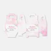 Ballotins Fille rose Floral Ballotin (Déplié)